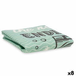Hoes voor Strijkplank Groen 140 x 50 cm Wasmachine (8 Stuks)