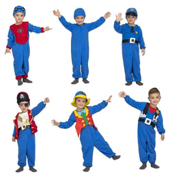 Kostuums voor Baby's My Other Me Quick 'n' fun Blauw (3 Onderdelen) Maat 5-6 Jaar