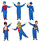 Kostuums voor Baby's My Other Me Quick 'n' fun Blauw (3 Onderdelen) Maat 5-6 Jaar