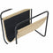 Tijdschriftenrek DKD Home Decor 39 x 26 x 36 cm Natuurlijk Zwart Metaal