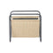 Tijdschriftenrek DKD Home Decor 39 x 26 x 36 cm Natuurlijk Zwart Metaal