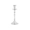 Kroonkandelaar Zilverkleurig Aluminium 4,5 x 23 x 8 cm (8 Stuks)