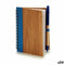 Spiraalnotitieblok met Pen Bamboe 1 x 13 x 10,5 cm (24 Stuks)