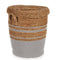 Mand Bruin Grijs 36 x 43 x 36 cm (4 Stuks)