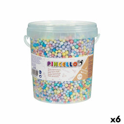 Materiaal voor handarbeid Ballen Multicolour polyestyreen (6 Stuks)