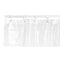 Douchegordijn 180 x 180 cm Plastic PEVA Transparant (12 Stuks)