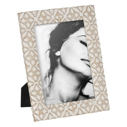 Fotolijsten Wit Beige Polyresin 17,8 x 1,8 x 22,9 cm