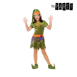 Kostuums voor Kinderen Elf Groen (5 Pcs) Maat 5-6 Jaar