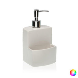 Zeepdispenser Keramisch (10 x 19 x 10 cm) Kleur Grijs