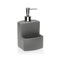 Zeepdispenser Keramisch (10 x 19 x 10 cm) Kleur Grijs
