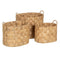 Mandenset Beige Natuurlijke Vezel 45 x 35 x 41 cm (3 Stuks)