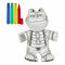 Plush Colouring Kikker (8 Stuks)