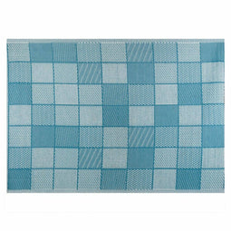 Outdoor Carpet Meis Blauw Wit Polypropyleen 180 x 270 cm