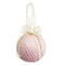 Kerstballen Roze Polyfoam Weefsel 10 x 10 x 10 cm (3 Stuks)
