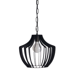 Plafondlamp 35 x 35 x 31 cm Zwart Metaal