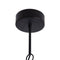 Plafondlamp 35 x 35 x 31 cm Zwart Metaal