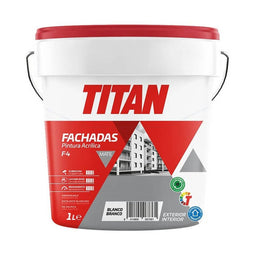 Verf Titan 125670001 125 ml Wit 1 L