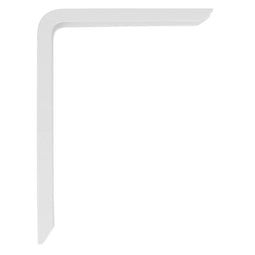 Muurbeugel AMIG 4plus-21112 Planken Aluminium Wit (30 x 20 cm)