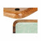 Middenstuk 25 x 25 cm Blad van een plant Wit Bruin Groen Hars Mangohout (6 Stuks)