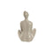 Decoratieve figuren Home ESPRIT Ivoor Yoga Romantiek 13 x 11,5 x 17,5 cm (3 Stuks)