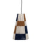Plafondlamp Papier Ijzer Strepen 220-240 V 22 x 22 x 35,5 cm