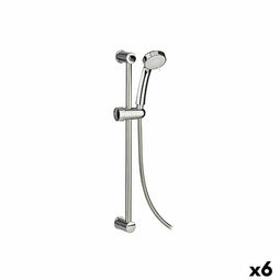 Douchekolom Zilverkleurig Staal Plastic 3 Onderdelen 18 x 8 x 72,5 cm (6 Stuks)