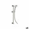 Douchekolom Zilverkleurig Staal Plastic 3 Onderdelen 18 x 8 x 72,5 cm (6 Stuks)