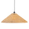 Plafondlamp 55 x 55 x 20 cm Natuurlijk Bamboe