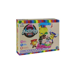 Plasticine Spel Jugatoys Double Color Ice Cream