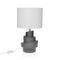 Bureaulamp Versa Grijs Wit Keramisch 40 W 20 x 35 cm