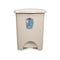 Pedaalemmer Beige Plastic 30 L (4 Stuks)