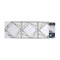 Set spiegels Vierkant Abstract Zilverkleurig Polypropyleen 78 x 26 x 2,5 cm (6 Stuks)
