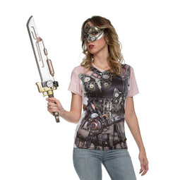 Kostuums voor Volwassenen My Other Me Steampunk Shirt Maat M/L