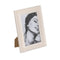 Fotolijsten Wit Lichtbruin Hout Kristal 14,5 x 2 x 20 cm