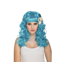 Pruik My Other Me Zeemeermin Blauw