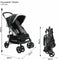 Kinderwagen Nania Texas Zwart