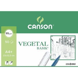 Tekenblok Canson Plantaardig papier Transparant
