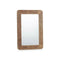 Wandspiegel Bruin Mangohout Lakens 90 x 60 x 2 cm