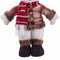 Kerstversiering Multicolour Metaal Weefsel Sneeuwpop 33 cm