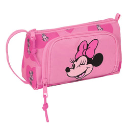 Schoolpennenzak Minnie Mouse Loving Roze 20 x 11 x 8.5 cm