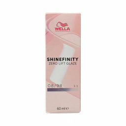 Permanente kleur Wella Shinefinity color Nº 08/98 (60 ml)