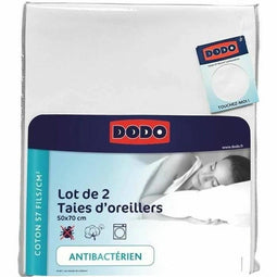 Kussensloop DODO 2 Stuks Wit 50 x 70 cm