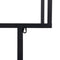 Planken Zwart Kristal Ijzer 65 x 25 x 110 cm
