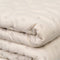 Sprei 270 x 280 cm Beige Donkerrood
