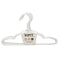 Kleerhangerset Kinderen 30 x 18 x 1 cm Wit Metaal Siliconen (24 Stuks)
