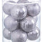 Kerstballen Multicolour Koper Plastic 8 x 8 x 8 cm (12 Stuks)