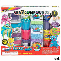 Vaardigheidsspel Cra-Z-Art Slime (4 Stuks)