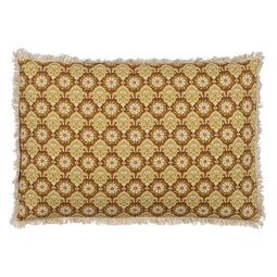 Kussen Katoen Bruin Beige 60 x 40 cm