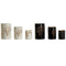 Set van placemats DKD Home Decor Wit Zwart Metaal 15 x 15 x 22 cm (2 Stuks)