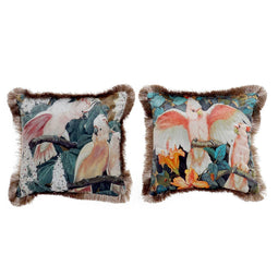 Kussen DKD Home Decor 45 x 10 x 45 cm Orientaals Franjes (2 Stuks)